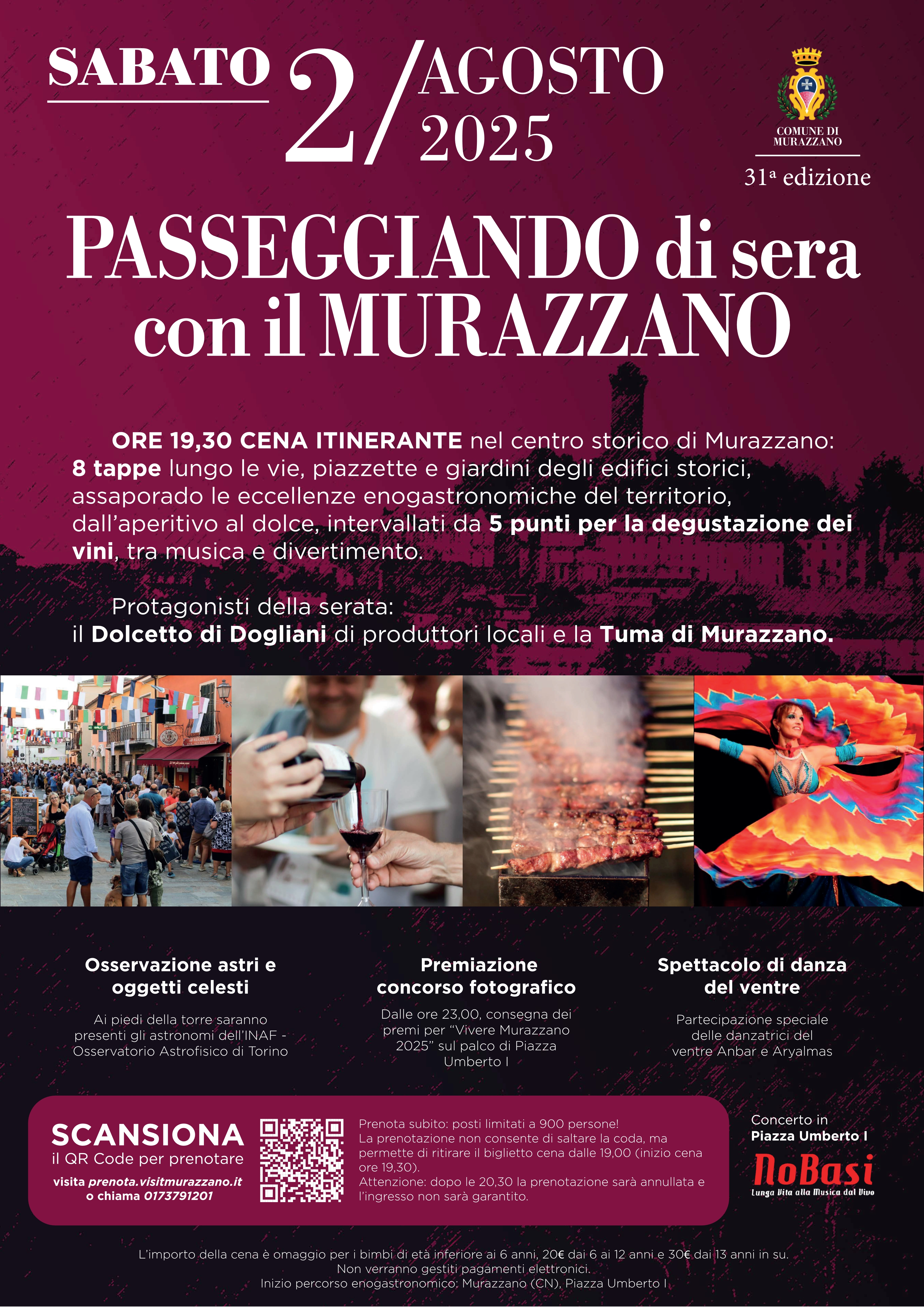 Passeggiando di sera con il Murazzano
